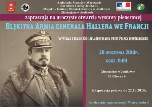 Wystawa plenerowa "Błękitna Armia Generała Hallera we Francji"
